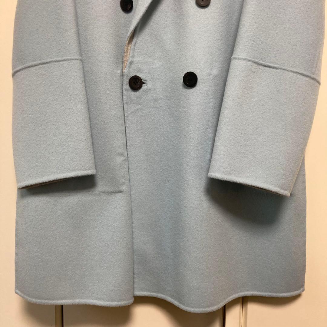 ADORE アドーア　２ＴＯＮＥリバーⅡジャケット　ブルーXトップグレー　36