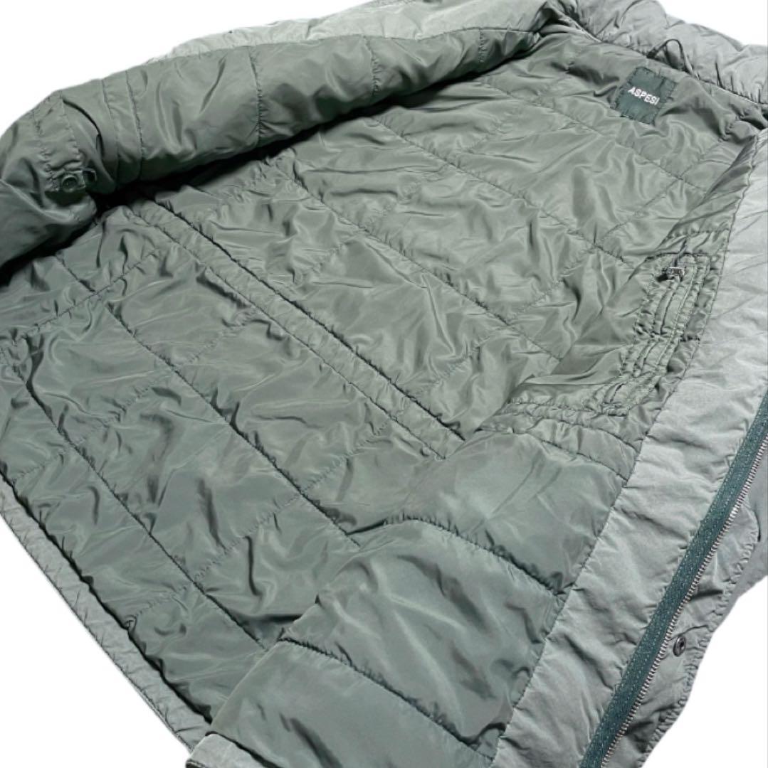 ASPESI NEWCAMP ガーメントダイ 中綿パテッド M65 ジャケット