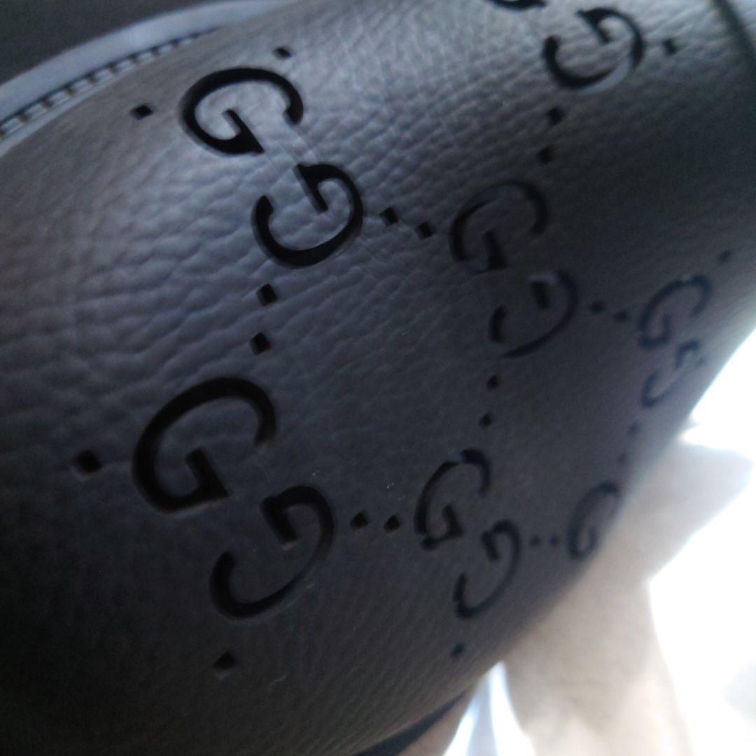 美品☆GUCCIラバーサンダル27.0相当BLACK軽量幅広