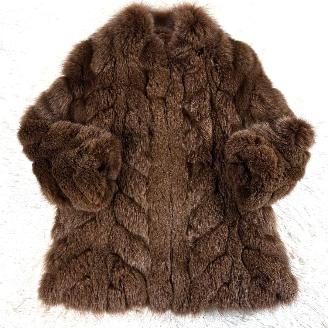 【最高級金タグ】SAGA SELECTED FOX 毛皮コート W仕様 日本製