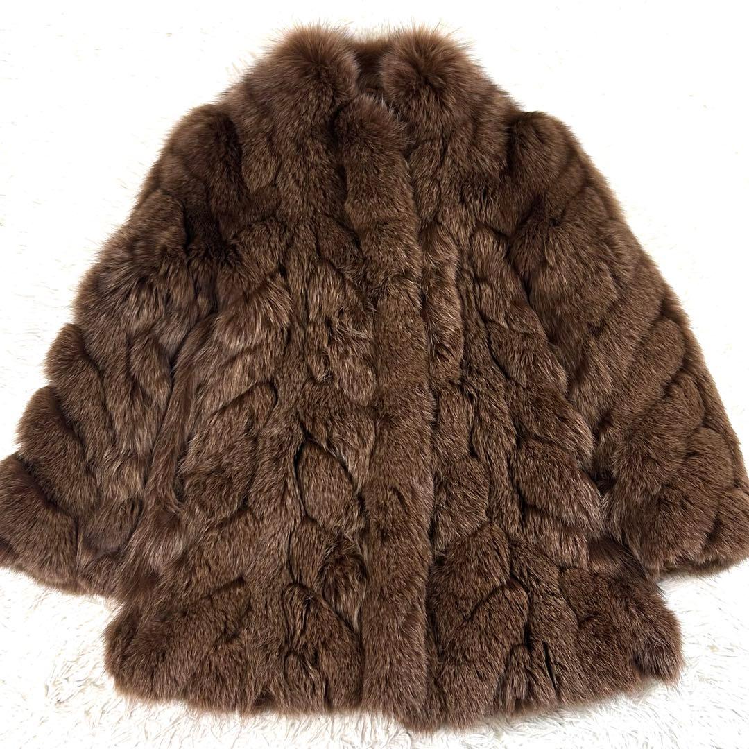 【最高級金タグ】SAGA SELECTED FOX 毛皮コート W仕様 日本製