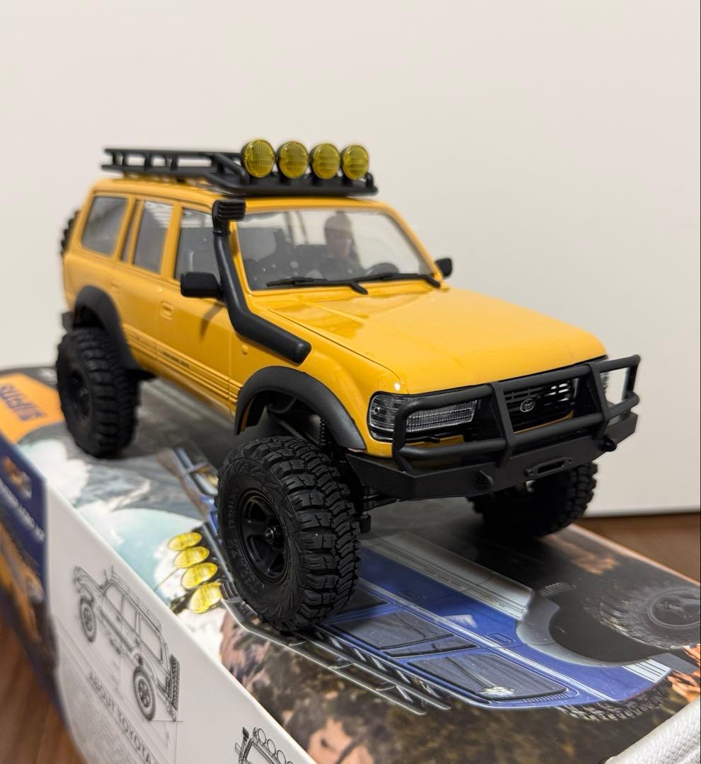 FMS FCX18 トヨタ ランドクルーザー LC80 RTR イエロー