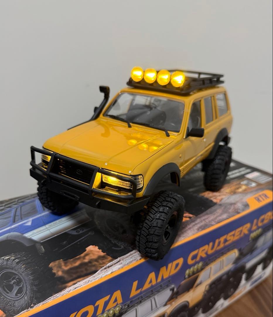 FMS FCX18 トヨタ ランドクルーザー LC80 RTR イエロー