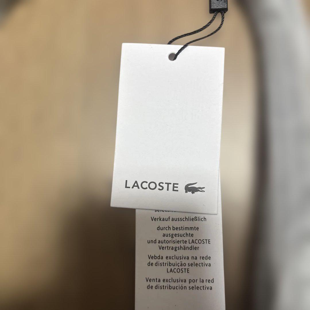 LACOSTE ブラック ショルダーバッグ