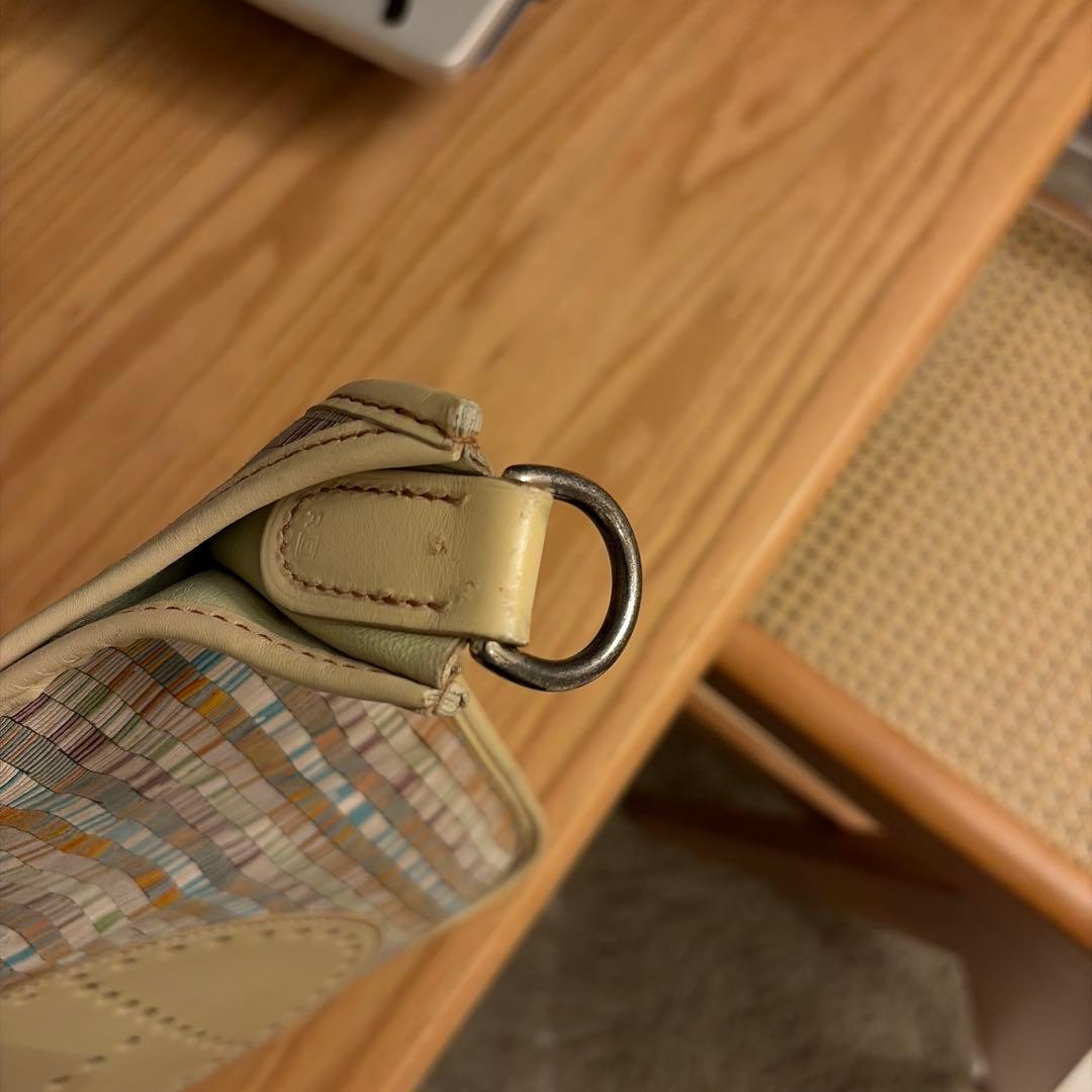 エルメス エヴリン1PM 斜め掛け ショルダーバッグ ベージュ マルチカラー