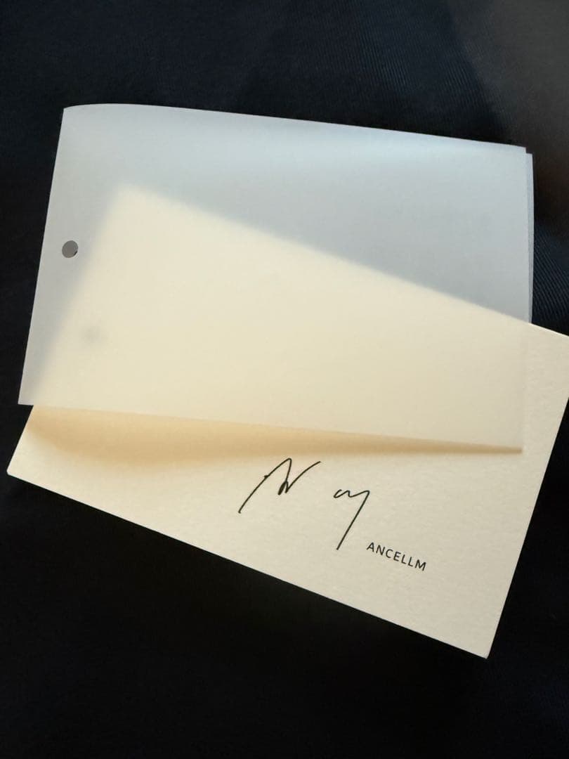 【中古】ancellm✖️wism WIDE CHINO PANTS 黒 2