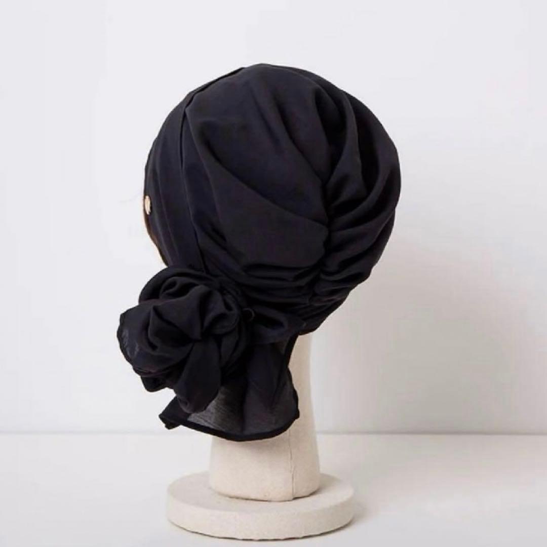 【ほぼ新品】バレンBAREN SCARF HAT /Basic-Black