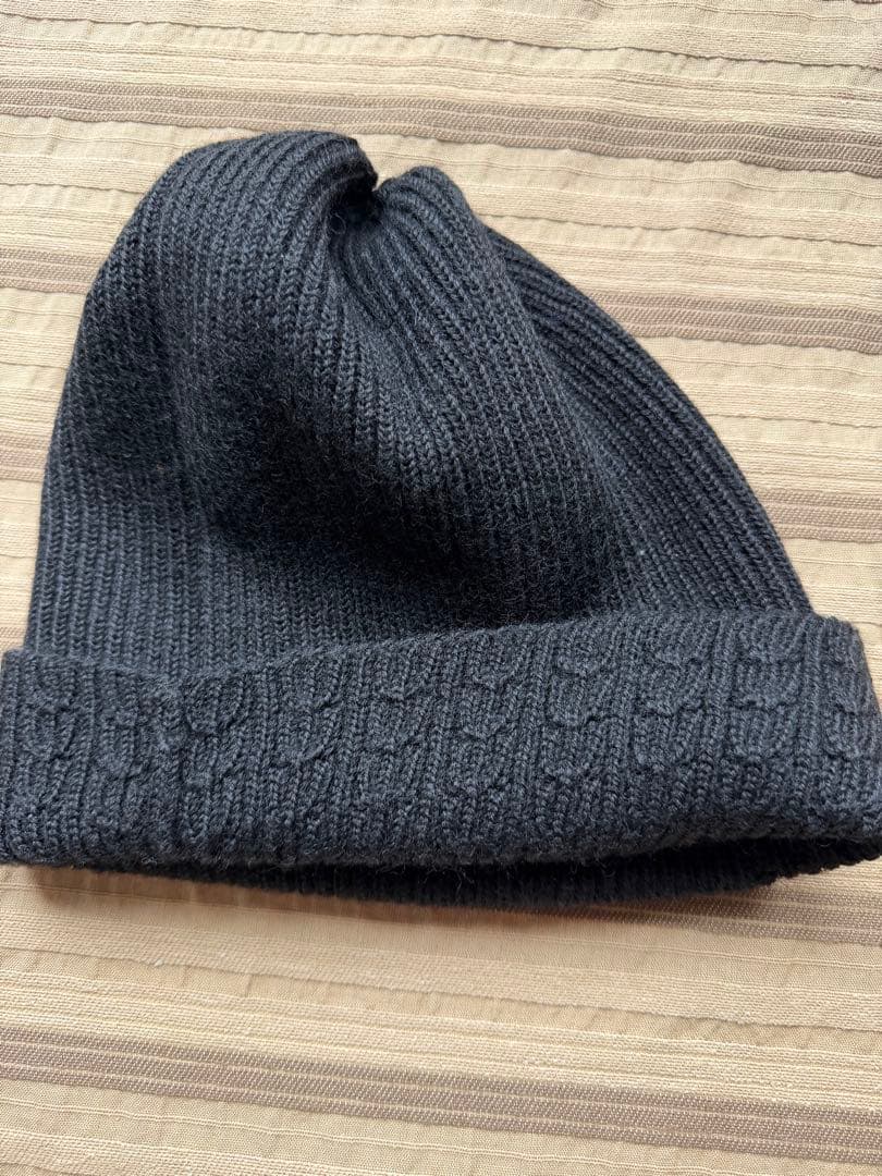 ブッチャープロダクツ WOOLEN CAP ブラック アットラスト