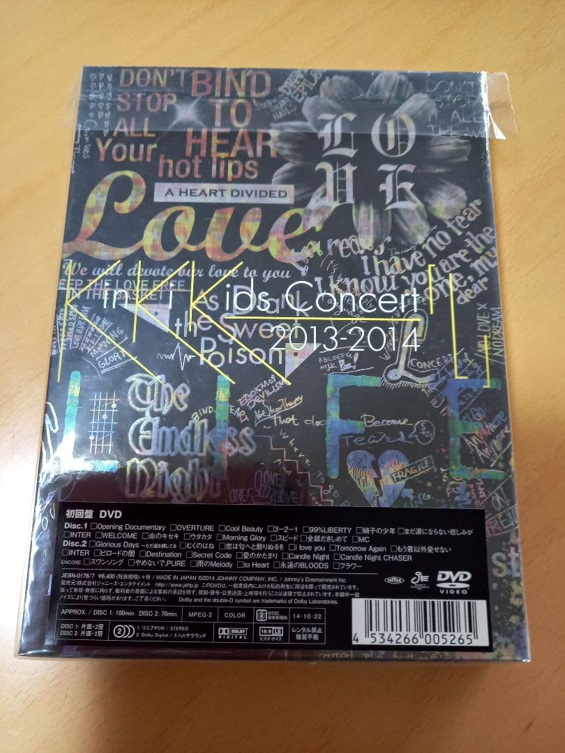 【初回盤】KinKi Kids Concert 2013-2014 L DVD
