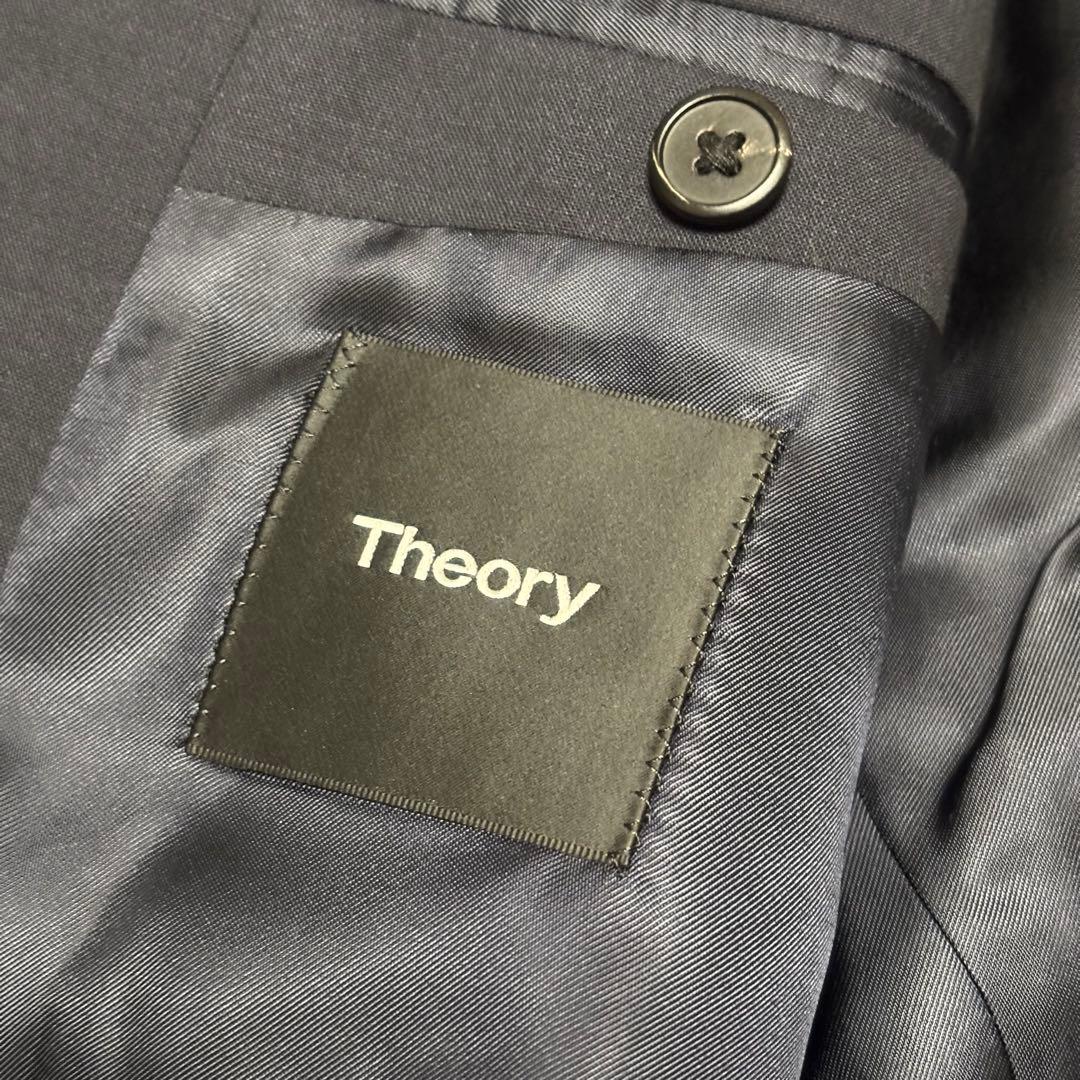 【極美品】Theory セットアップ ボックスタグ 近年モデル ネイビー M