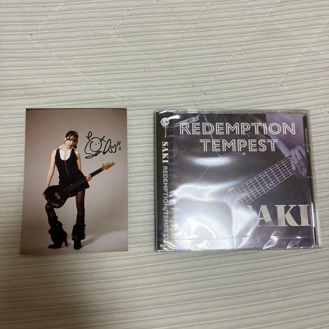 saki redemption tempest CD サイン入り写真