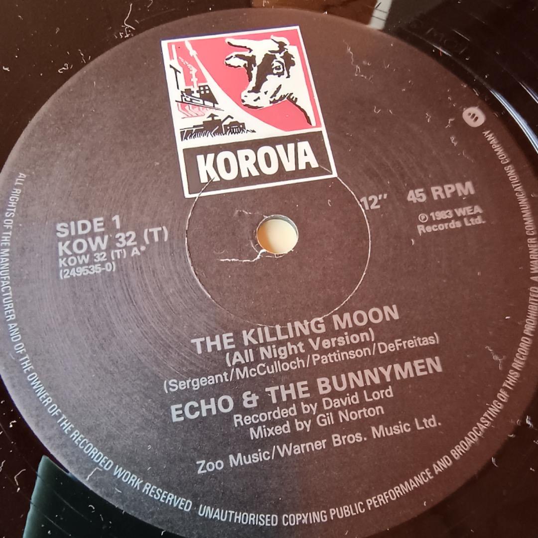 洋楽 THE KILLING MOON 12\"s /ECHO&THE BUNNYMEN