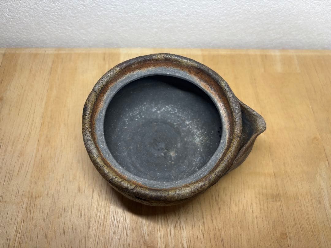 67.備前焼 宝瓶 登り窯 ザクロ 柘榴 ざくろ 手びねり 急須