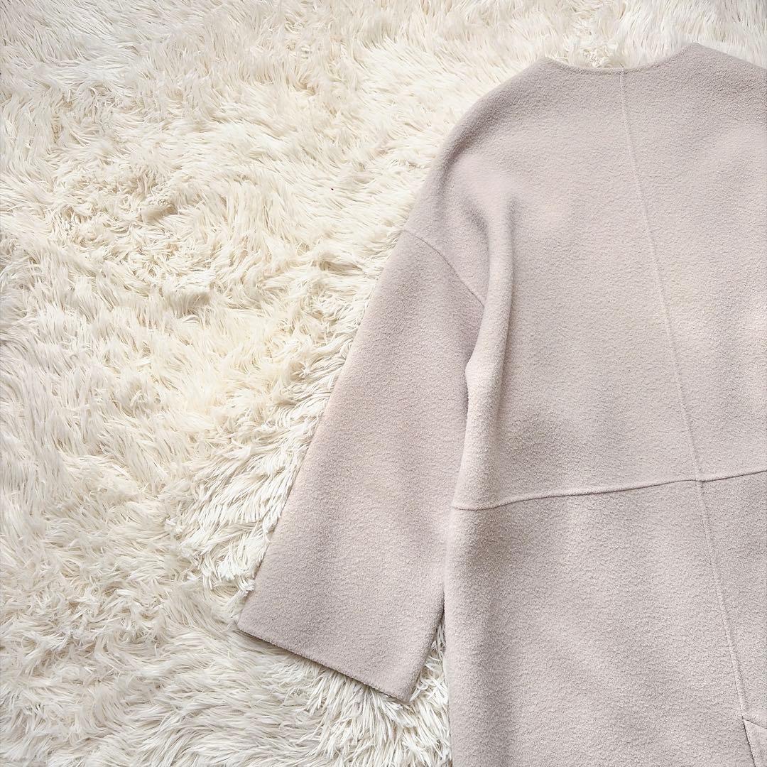 rive droite リヴドロワ　プレミアムウールノーカラーリバーコート