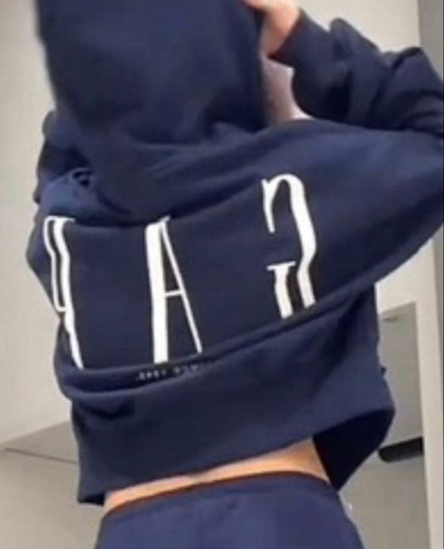 GAP 30th 30周年アニバーサリー ヘビーウェイト パーカー ネイビー