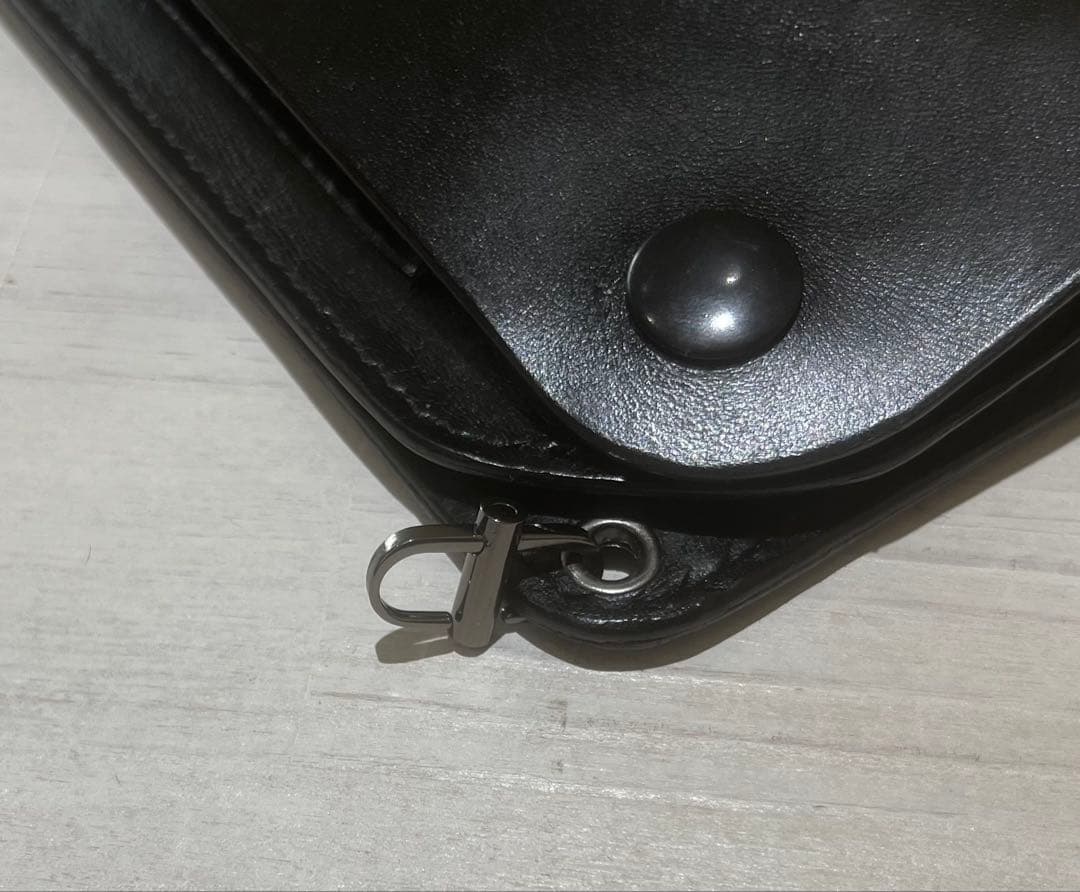 HARU オリジナルロングトラッカーウォレットブラック(左利き用も作成できます)