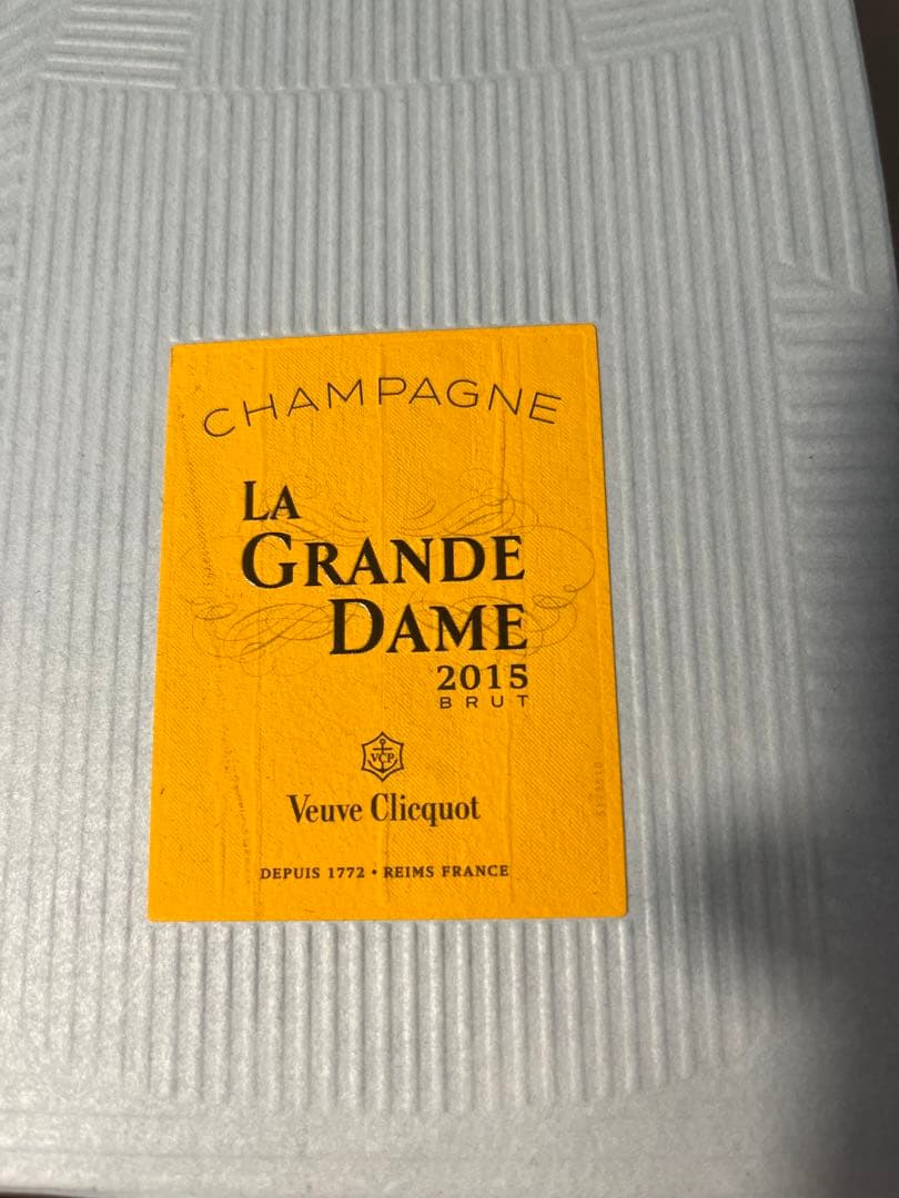 その他 Veuve Clicquot La Grande Dame 2015 Brut