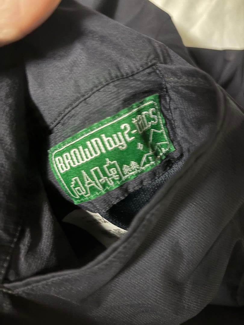 BROWN by 2-tacs Knee tuck pants ネイビー M