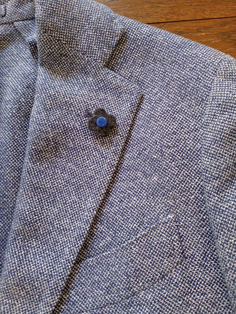 【Miapug様】LARDINI ラルディーニ　ジャケット　44 ブルー系