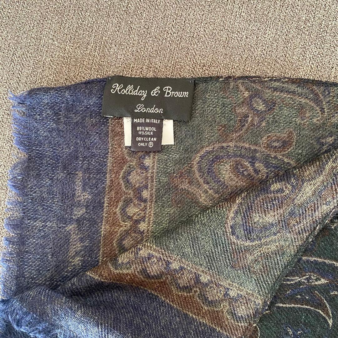 Holliday & Brown ペイズリー柄　ストール