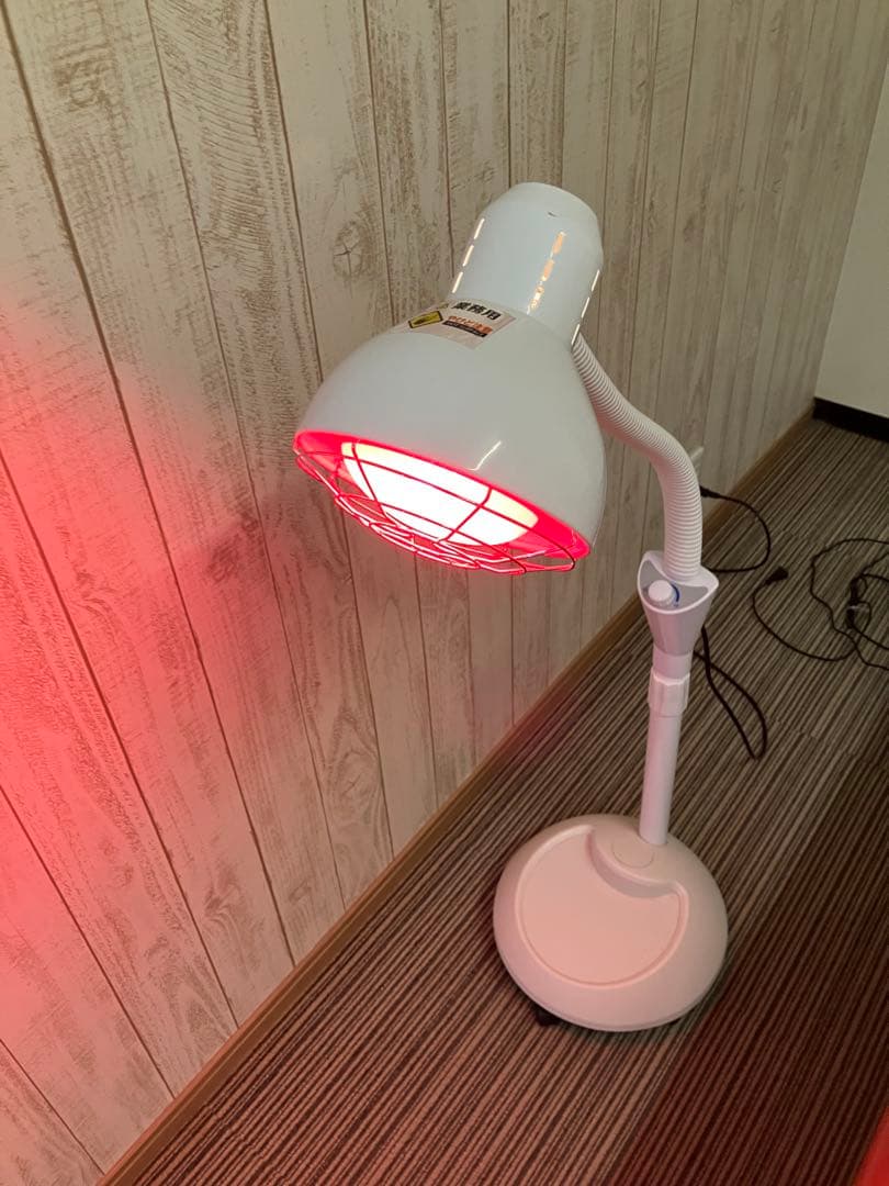 赤外線ライト2 スタンドタイプ　調光機能付き赤外線ライト　2台