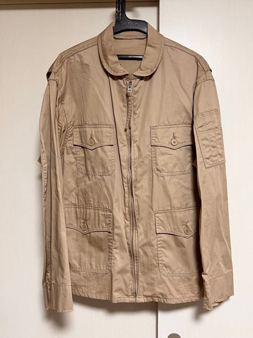美品 ANATOMICA L コットンフィールドジャケット ミリタリー ベージュ