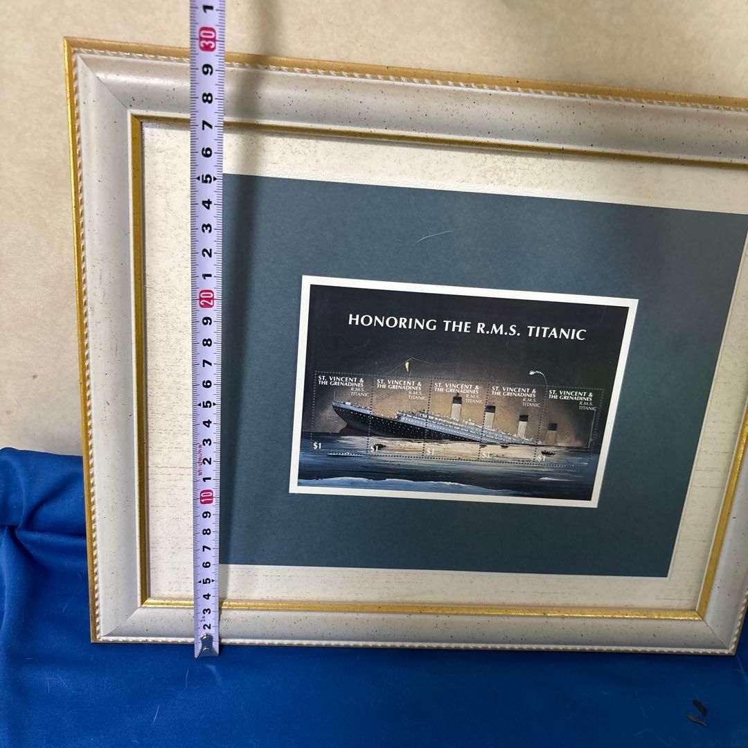 R.M.S. TITANIC 切手額装品
