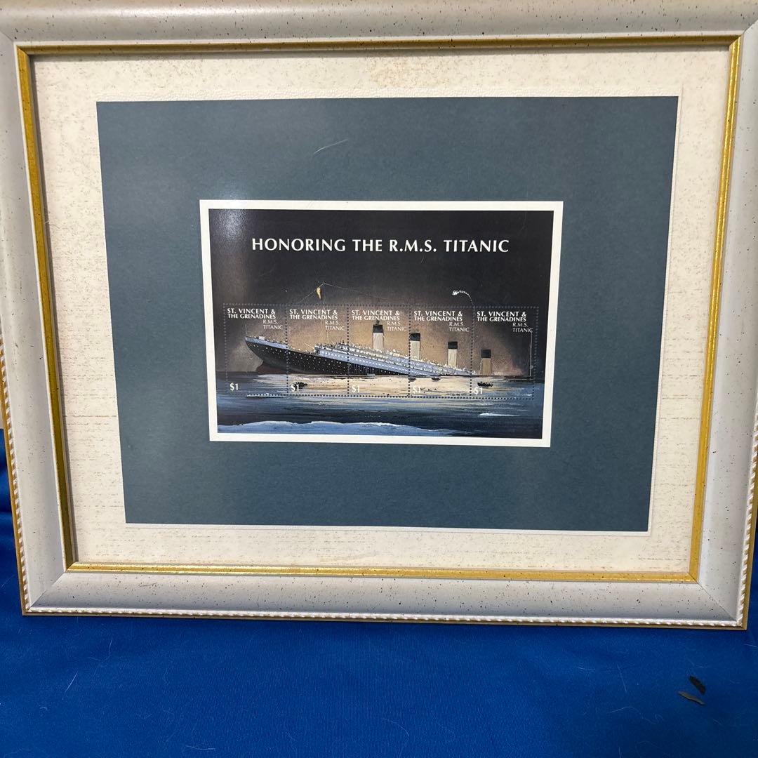R.M.S. TITANIC 切手額装品