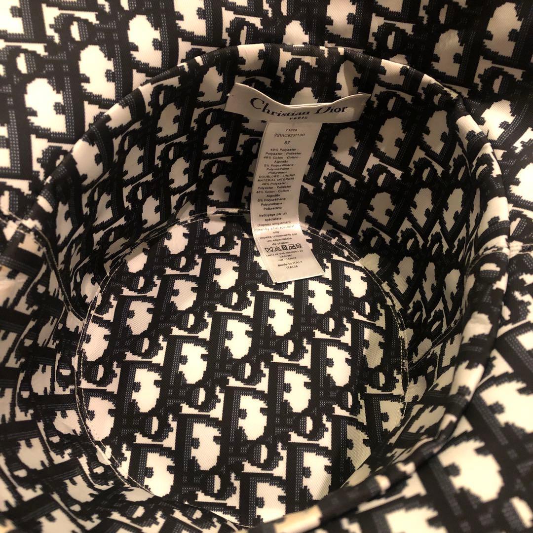 【新品未使用】ディオール　DIOR バケハ　チェック　リバーシブル　ハット