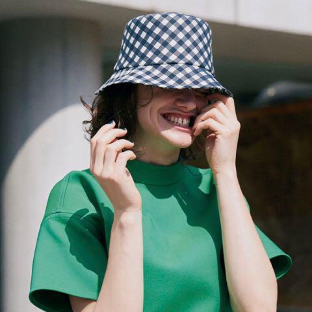 【新品未使用】ディオール　DIOR バケハ　チェック　リバーシブル　ハット