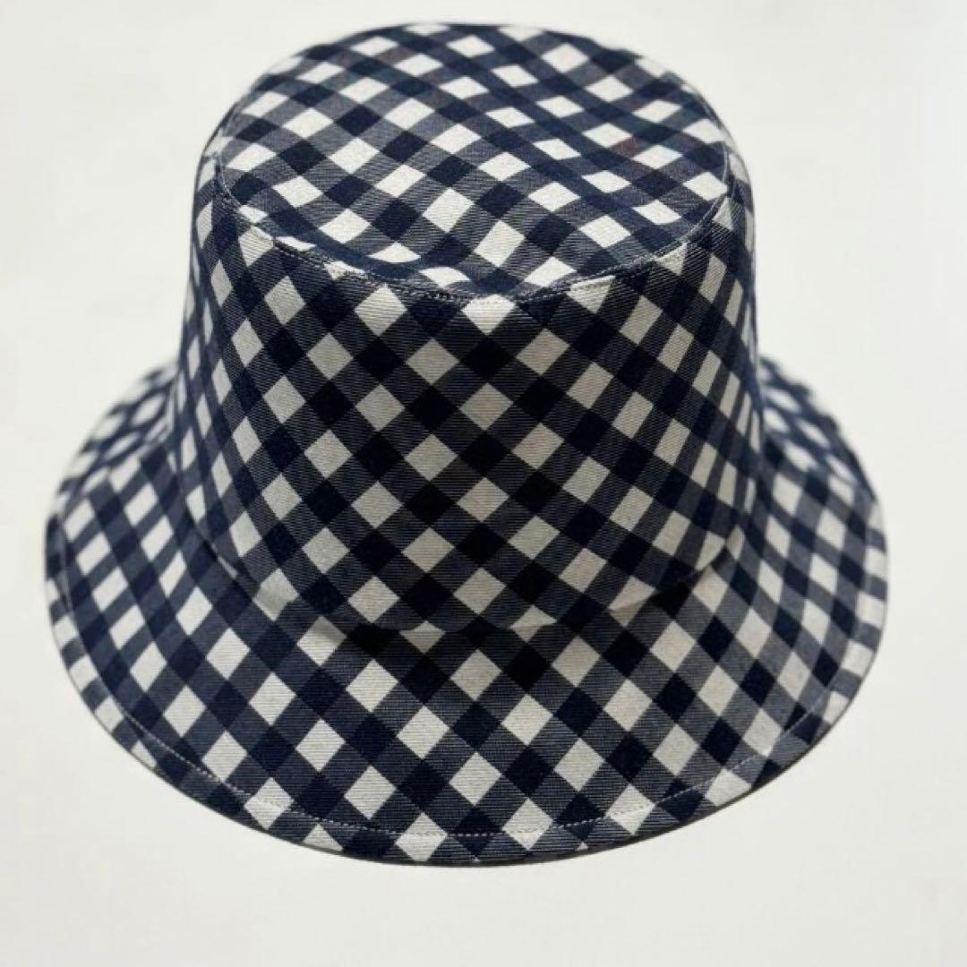 【新品未使用】ディオール　DIOR バケハ　チェック　リバーシブル　ハット
