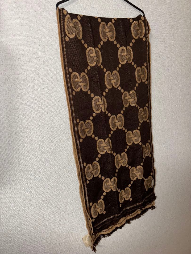 ※魂さん専用※GUCCI GG ウールラメジャカードスカーフマフラー