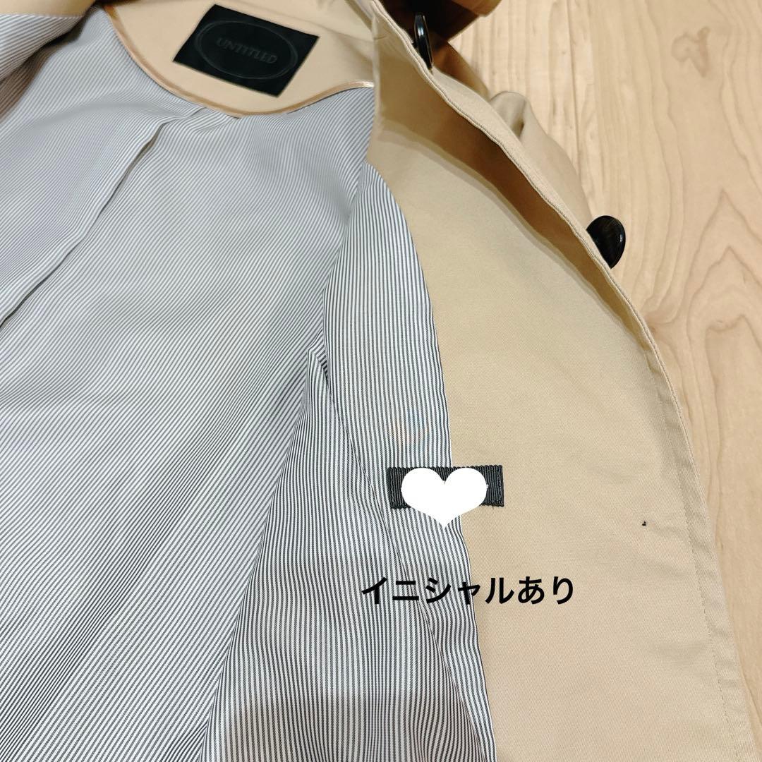 【✨タグ無し新品✨】UNTITLED スプリングコート　ベージュトレンチコート
