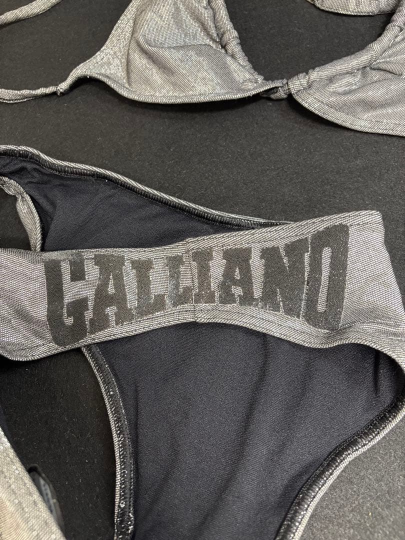 GALLIANO セパレート水着　グレー