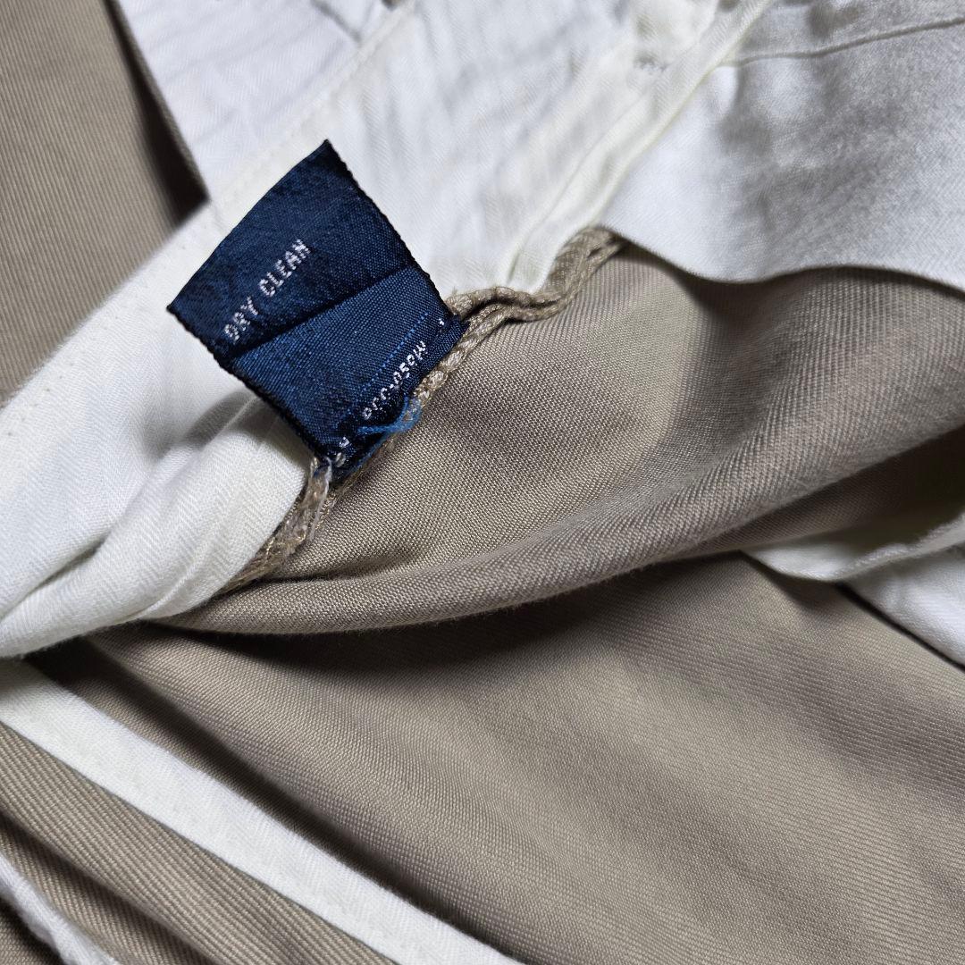 PoloByRalphLaurenラルフローレンツータックチノトラウザーズ韓国製