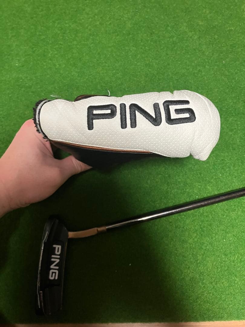 PING ヘプラーZB3　パター ヘッドカバー付き