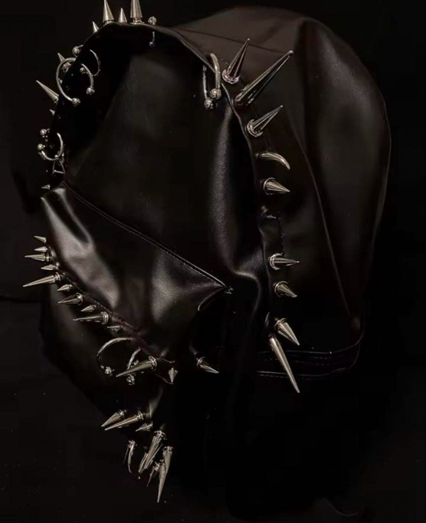 レザー スタッズ付きリュック archive y2k パンク 地雷