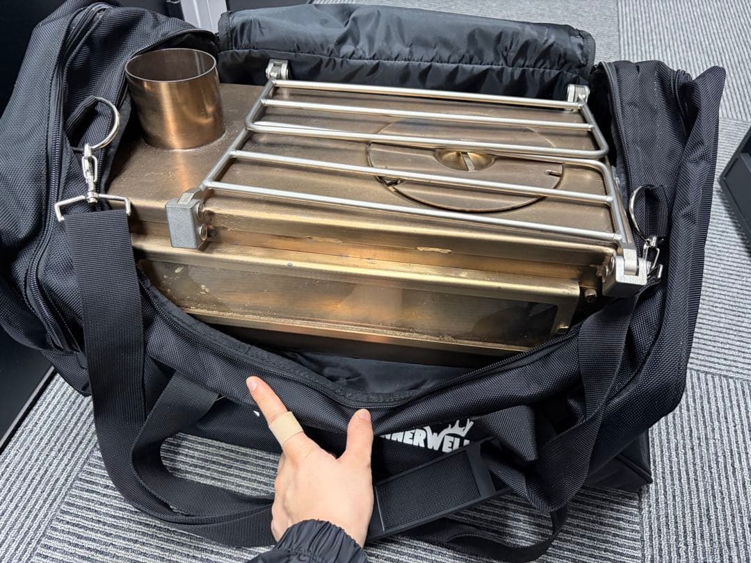 tent-Mark Designs ウッドストーブ　サイドビュー　Mサイズ　窓付