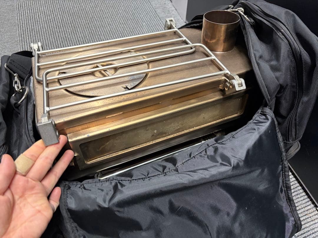 tent-Mark Designs ウッドストーブ　サイドビュー　Mサイズ　窓付