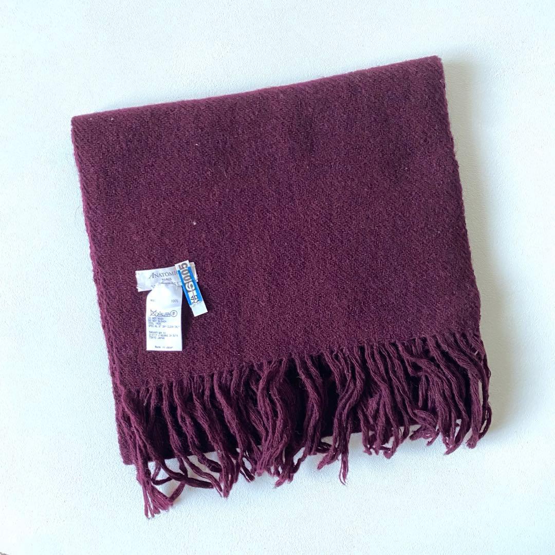 anatomica マフラー　シェットランドウール　アナトミカ