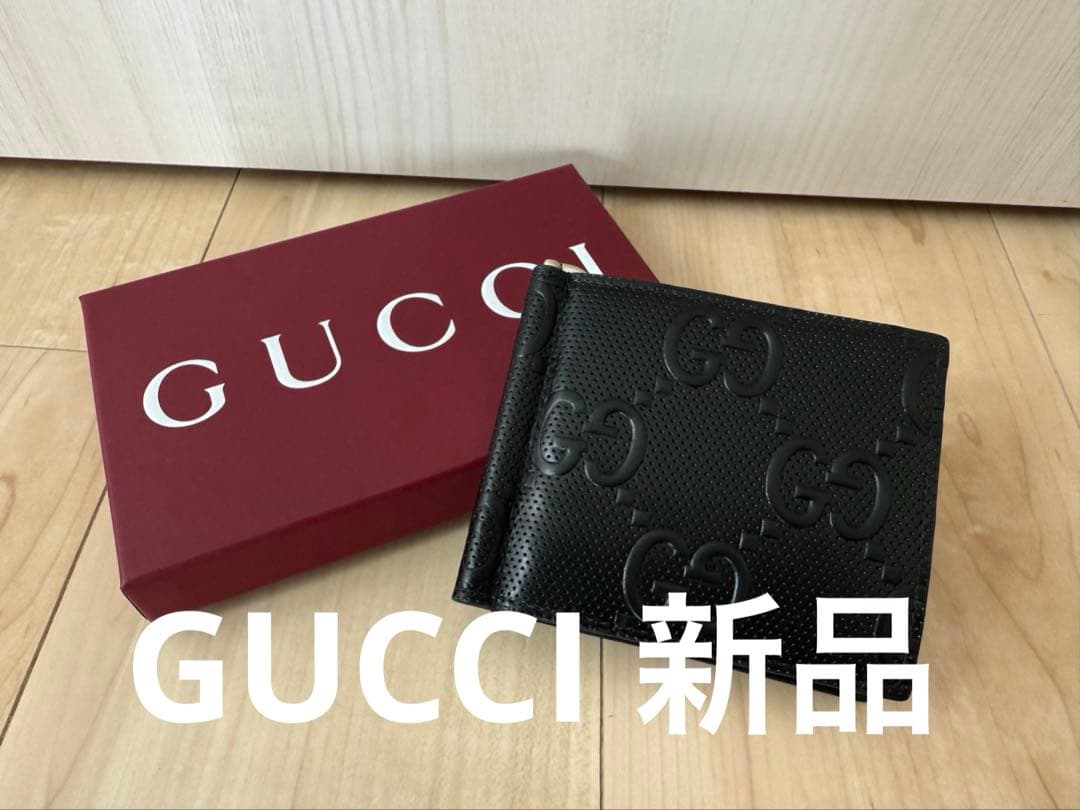チョコり【新品未使用 】GUCCI マネークリップ