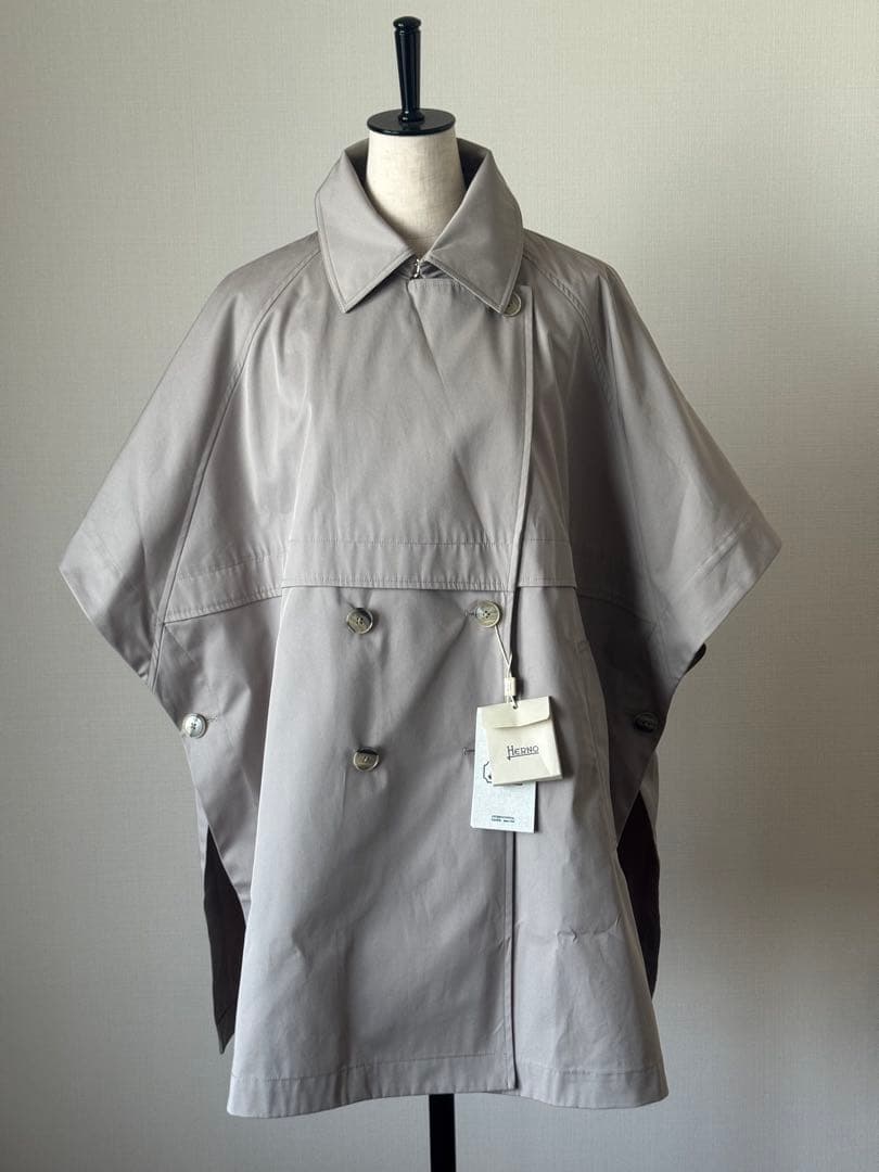新品❣️【Herno】ヘルノ A シェイプ ディーンコート