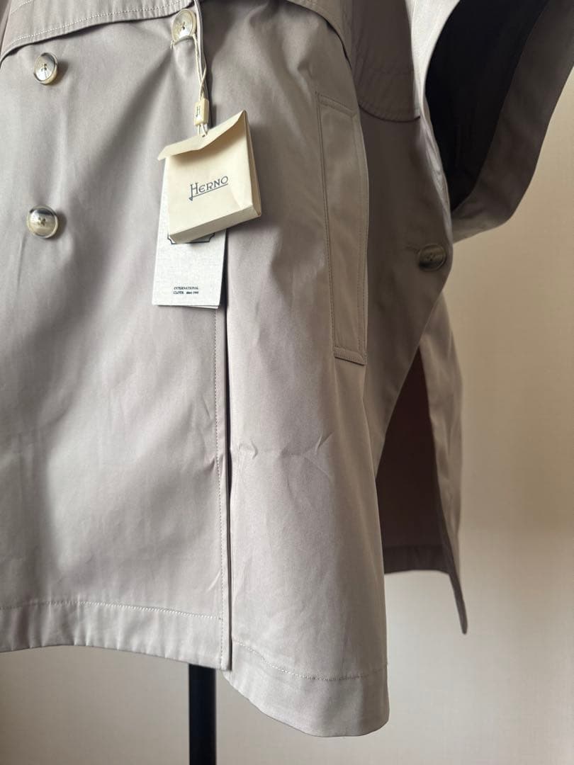 新品❣️【Herno】ヘルノ A シェイプ ディーンコート
