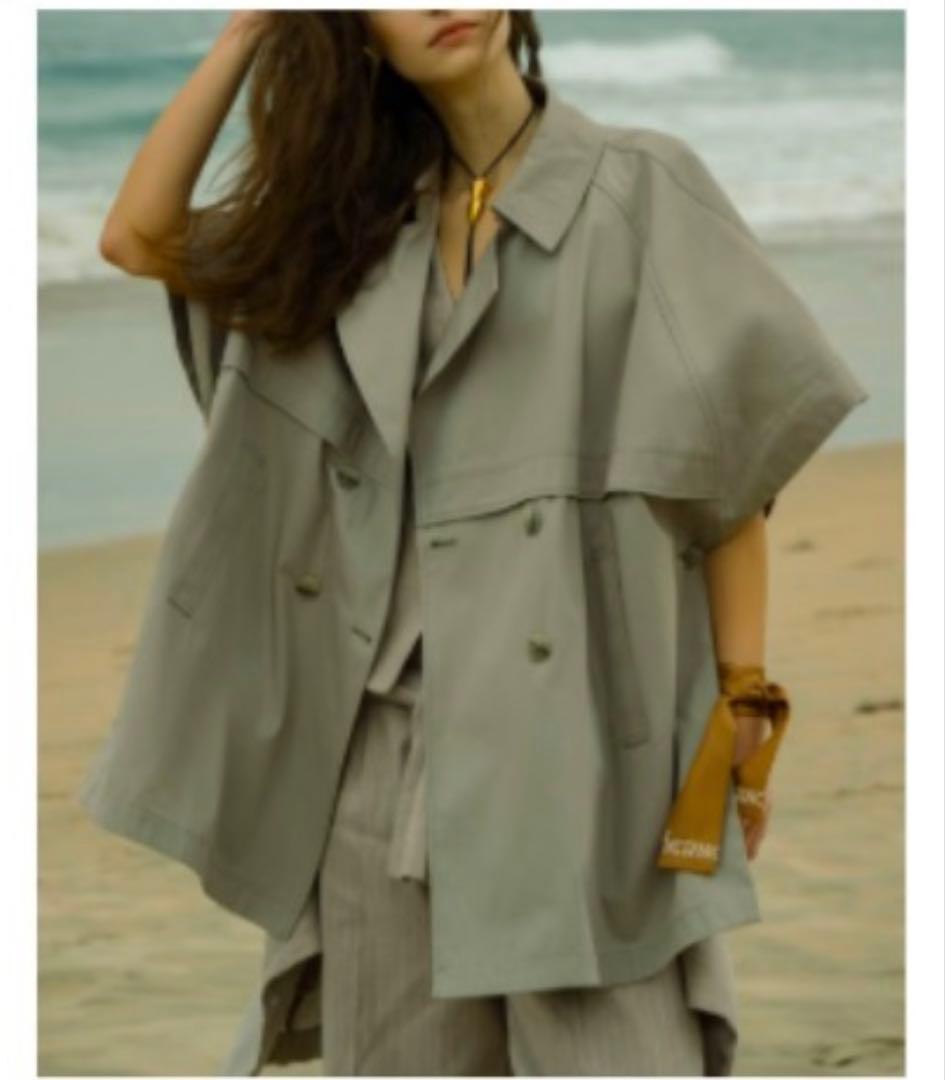 新品❣️【Herno】ヘルノ A シェイプ ディーンコート