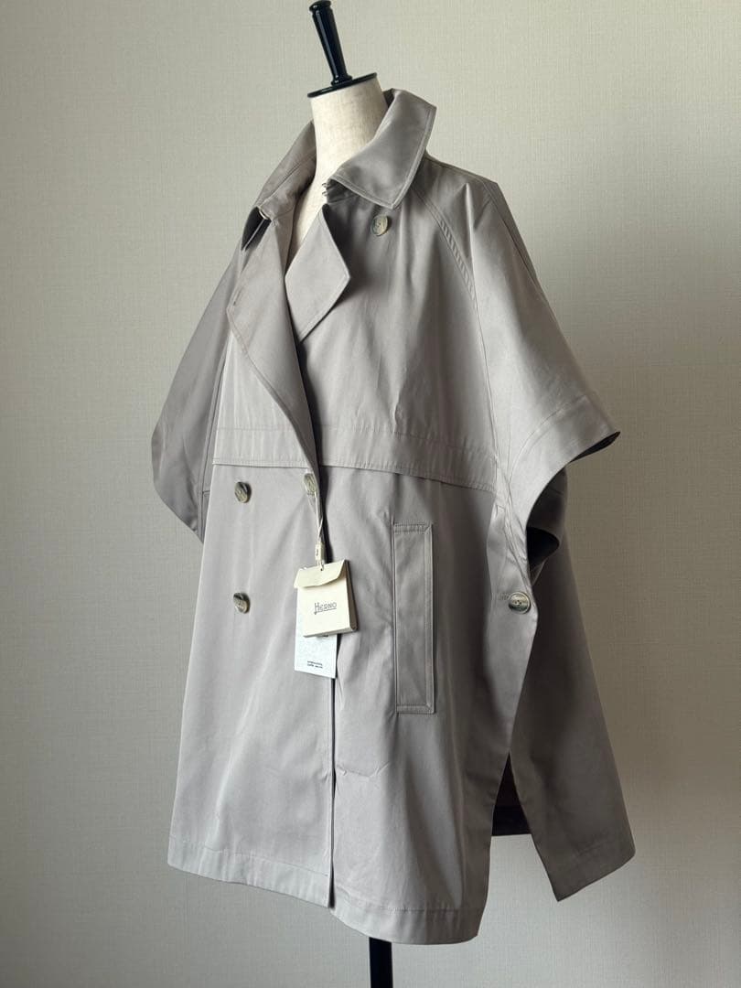 新品❣️【Herno】ヘルノ A シェイプ ディーンコート