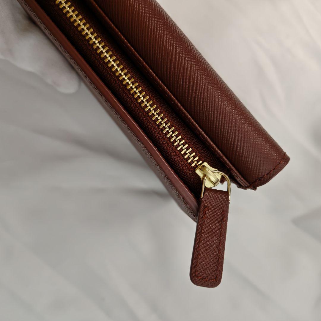 未使用級　agnes b. 三つ折り財布 　アニエスベー　ブラウン