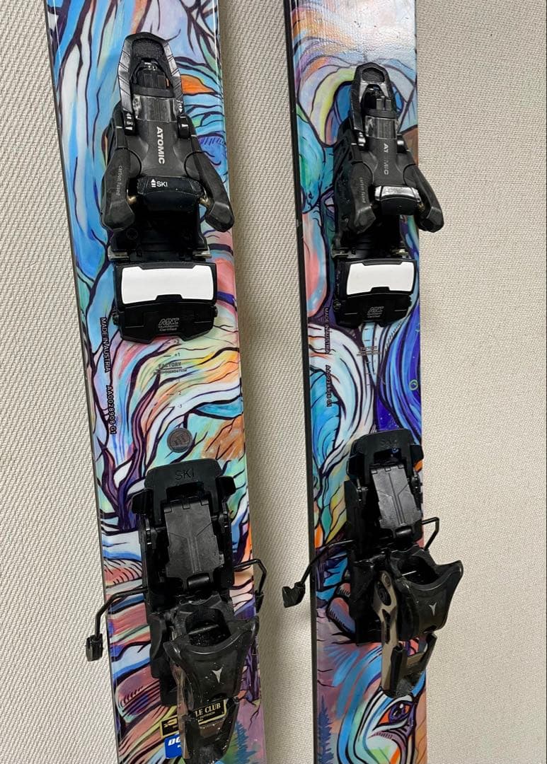 【そろそろパウダーお値下】ATOMICベンチェトラー120+シフトビン+シール