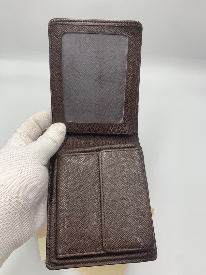 ルイヴィトン ダミエ グラフィット フロリン 二つ折り財布 ブラウンパスケース