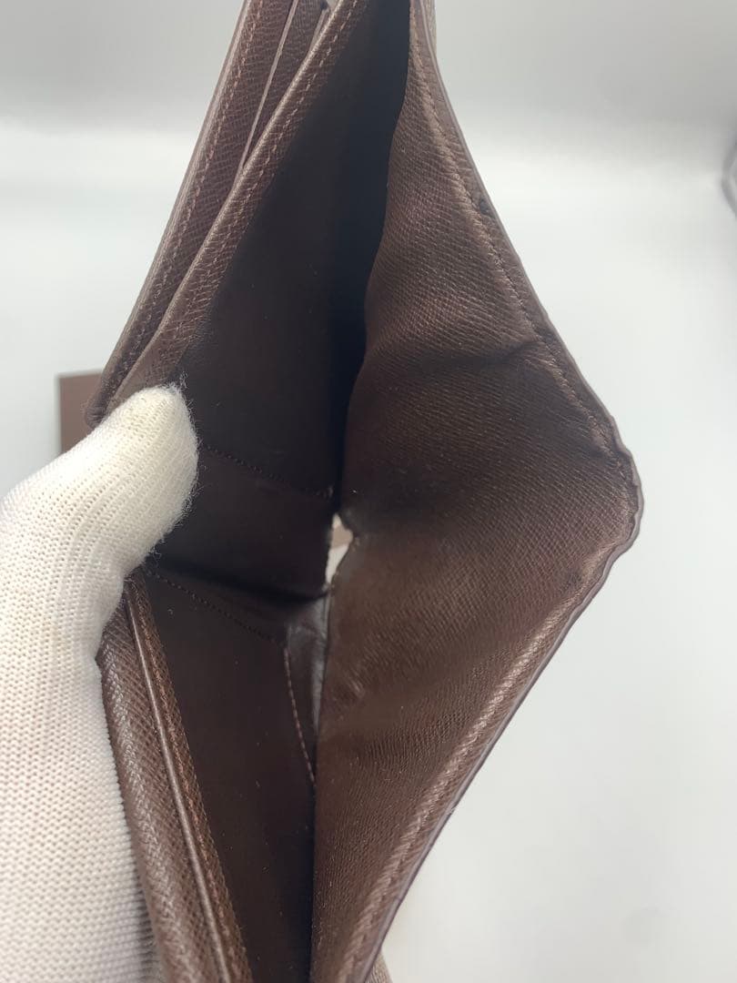 ルイヴィトン ダミエ グラフィット フロリン 二つ折り財布 ブラウンパスケース