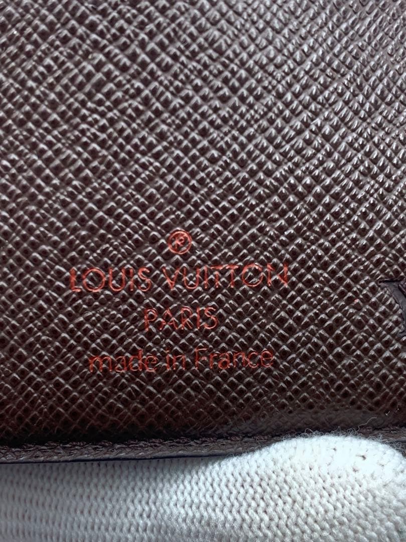 ルイヴィトン ダミエ グラフィット フロリン 二つ折り財布 ブラウンパスケース